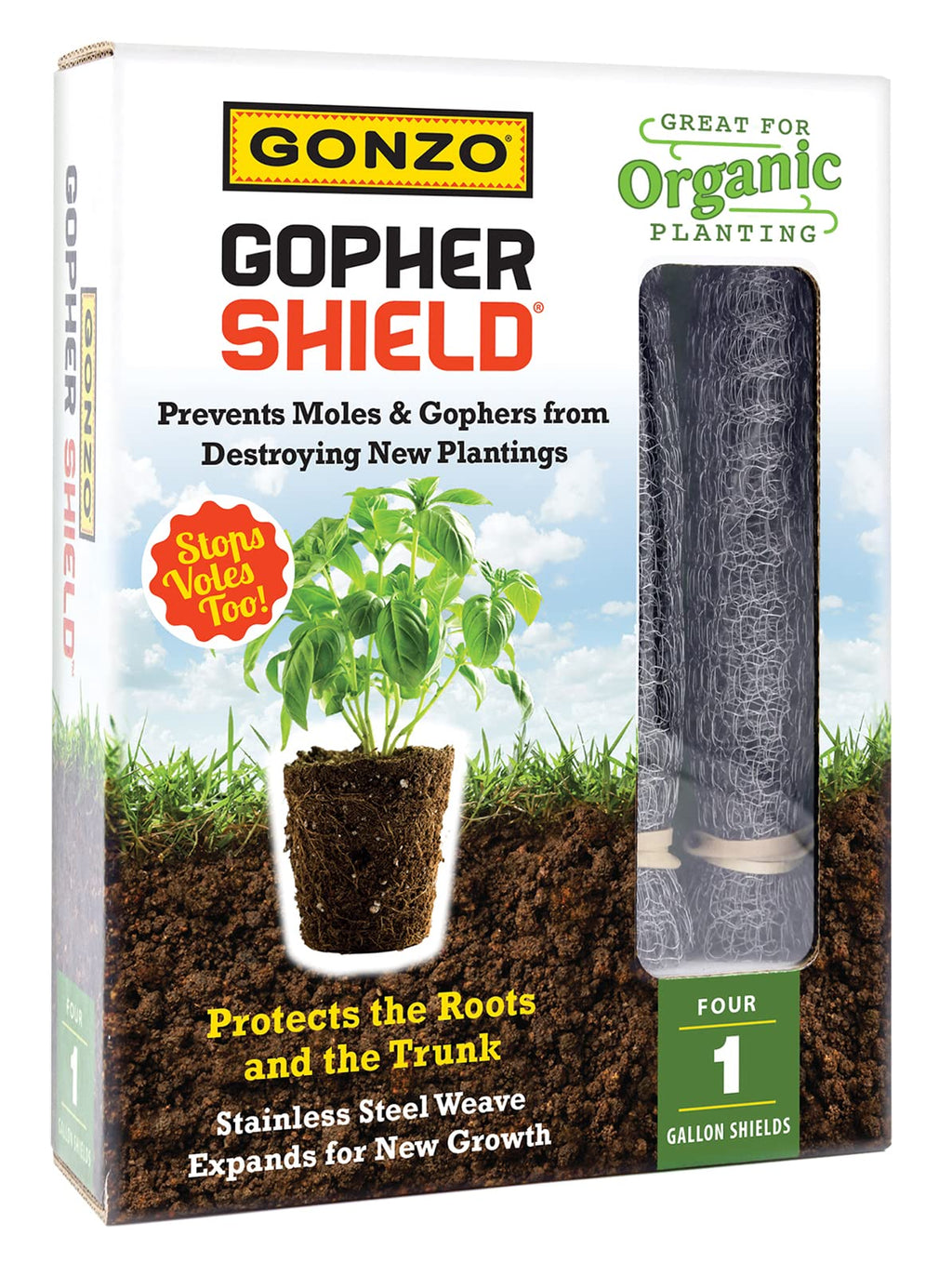 Gonzo 5007 Gopher Shield, 12 X 8