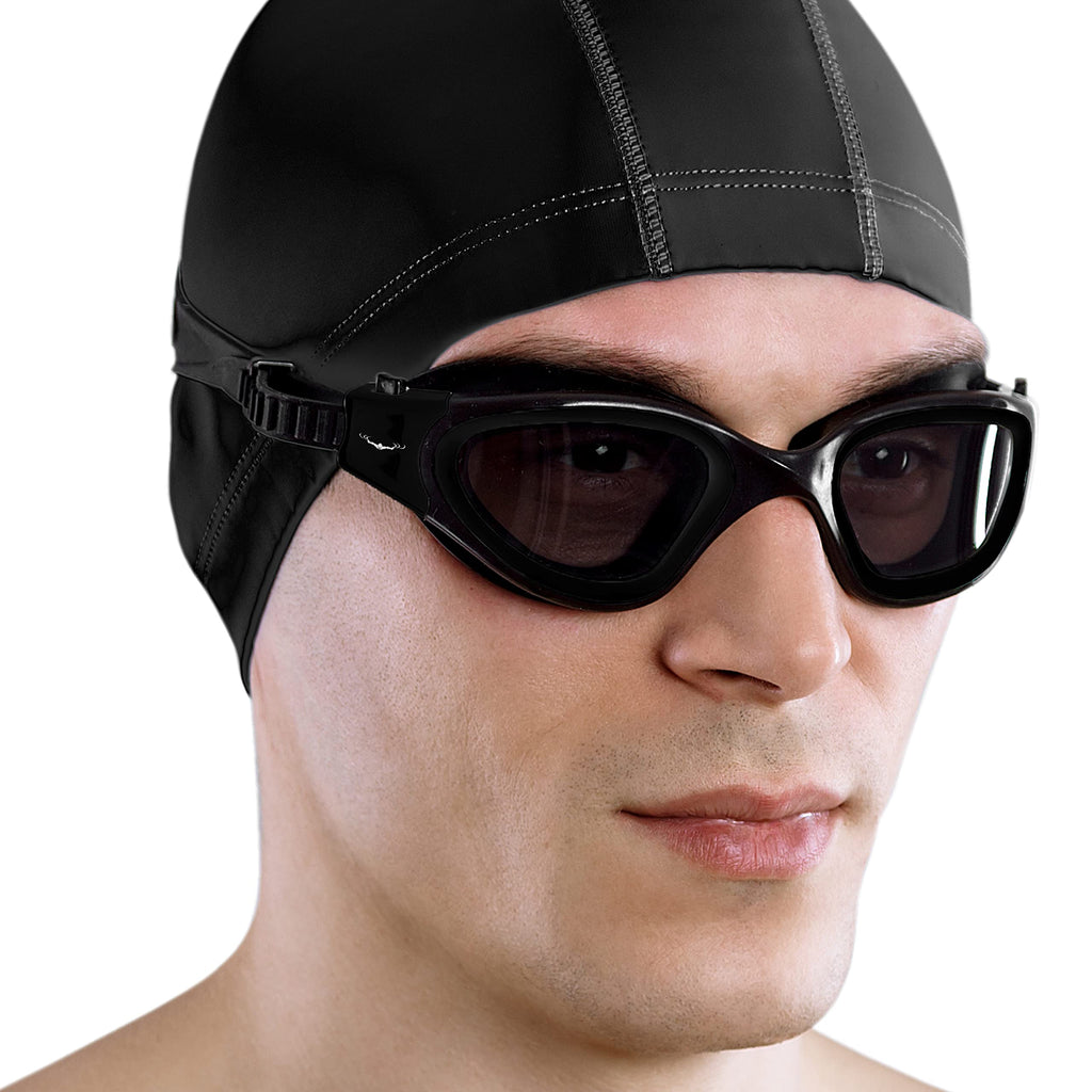 Aqtivaqua Swimming Goggles Swim Goggles For Adults Men Women Kids Youth Girls Boys Children Dx (Black, Shade)
