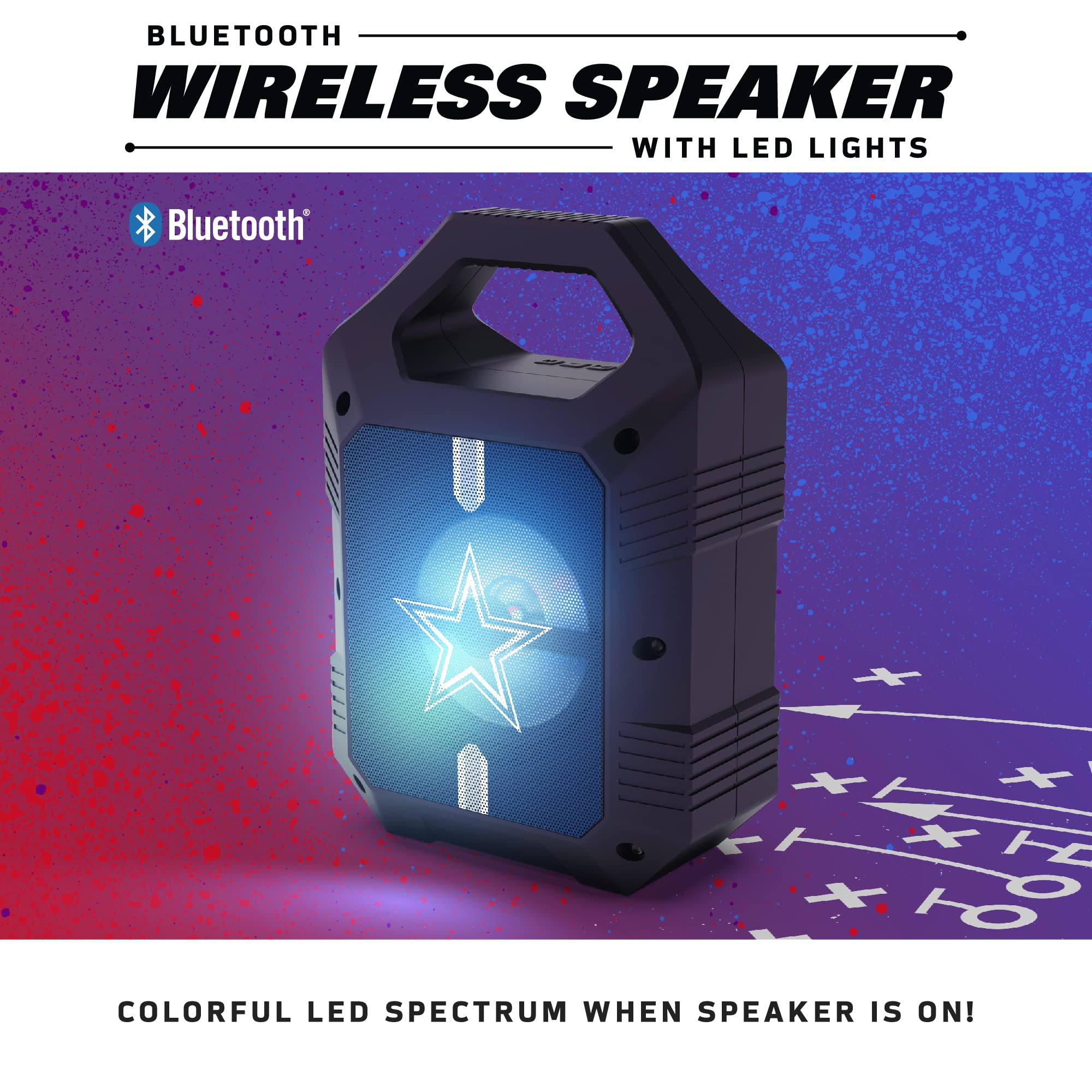 Soar Nfl Xl Led Wireless Bluetooth Speaker, Tampa Bay Buccaneers
