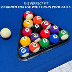Hathaway Pool Table Billiard Ball Triangle Rack, Black