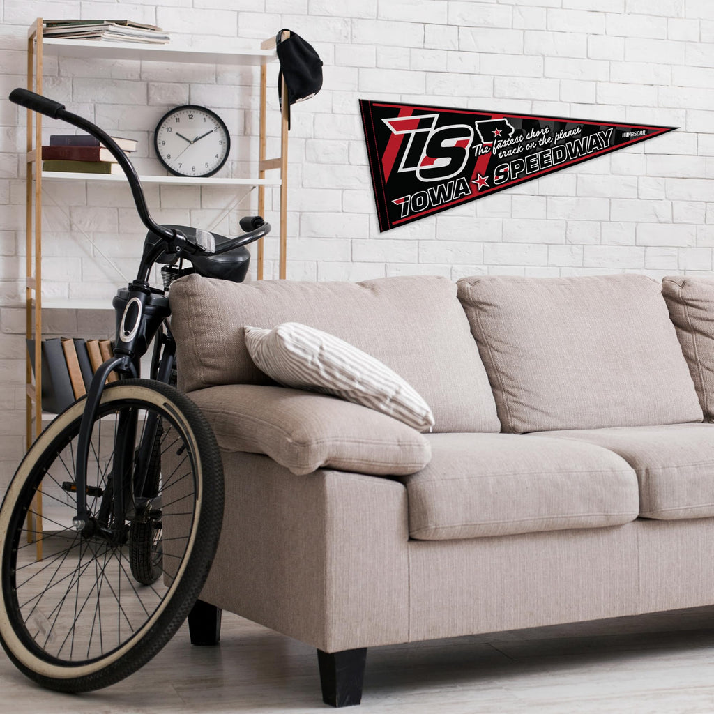 Rico Industries Nascar Racing Iowa Speedway 12'' X 30'' Felt Wall D  Cor Pennant - Great For Home/Bed Room/Man Cave D  Cor