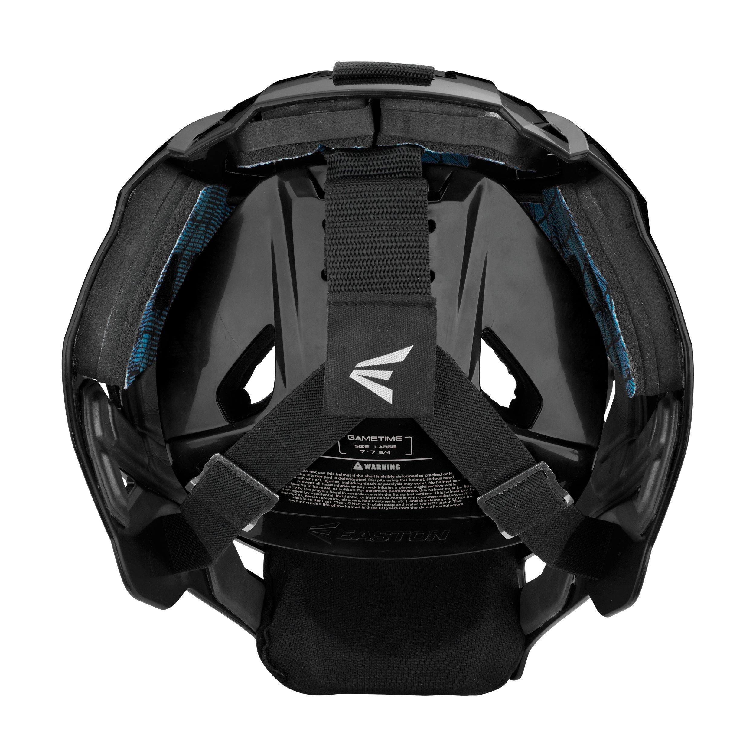 Easton | GAMETIME Baseball Catchers Helmet | NOCSAE Approved | Small & Large | Multiple Colors