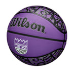 Wilson Nba Team Graffiti Basketball - Sacramento Kings, Size 7-29.5''