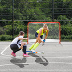 Vevor Street Hockey Net Indoor Outdoor Steel Hockey Goal Set 72''X48''