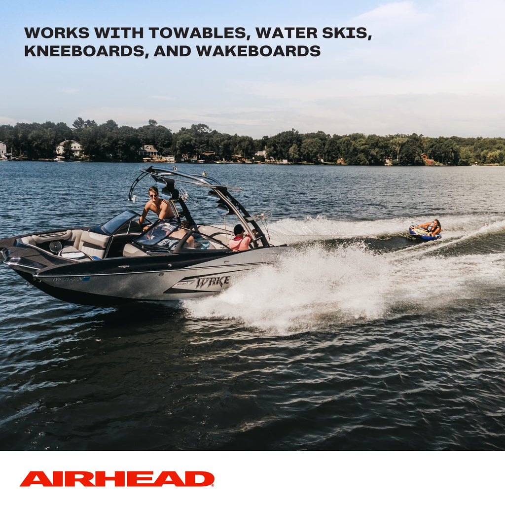 Airhead Tow Demon Harness With Steel Cable For 1 Rider Towable Tubes, Water Skis, Wakeboards And Kneeboards, Multiple Sizes Avai