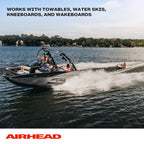 Airhead Tow Demon Harness With Steel Cable For 1 Rider Towable Tubes, Water Skis, Wakeboards And Kneeboards, Multiple Sizes Avai