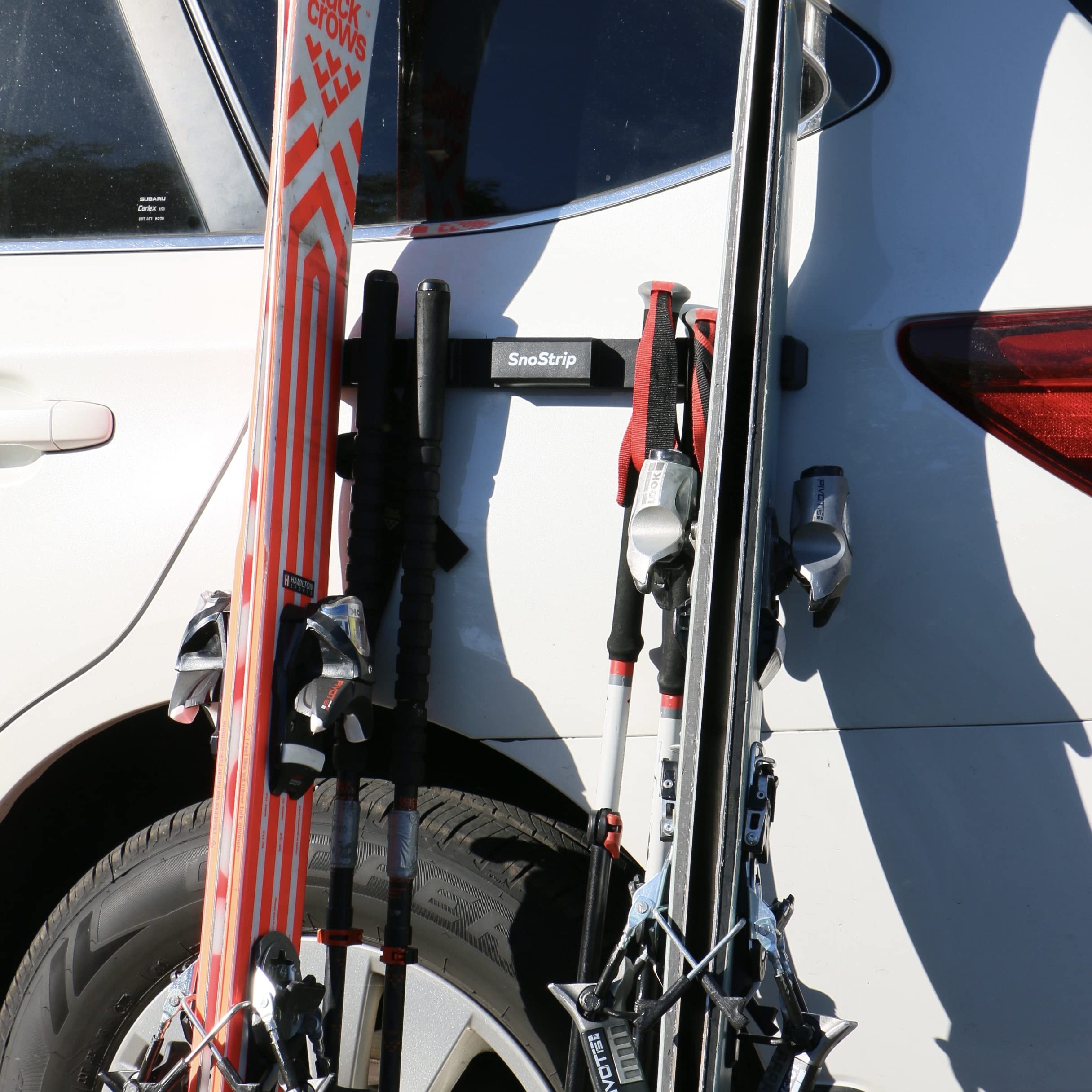 SnoStrip by RigStrips | The Original Protective Magnetic Ski & Snowboard Holder for The Side of Your Vehicle for Paint and Gear