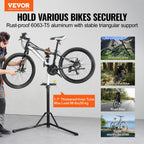 Vevor Bike Repair Stand, 66 Lbs Heavy-Duty Aluminum Bicycle Repair Stand, Adjustable Height Bike Maintenance Workstand With Magn
