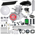 Imaycc 80Cc Bicycle Engine Kit, 2-Stroke Motorized Bicycle Kit Fit For 26-28'' Bikes, Bike Motor Kit With Wired Digital Computer