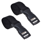 Cosmos Pack Of 2 Black Color Mattress Backpack Sleeping Bag Straps For Outdoor Activities