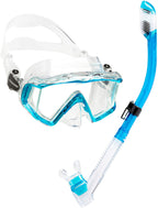 Cressi Pano 3 & Supenova Dry Combo, Translucent Aquamarine
