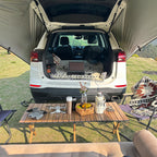 Top Lander Car Awning Camping Suv Sun Shelter Waterproof Universal Tent Canopy Anti-Uv For Van Campervan Caravan Truck Vehicle (