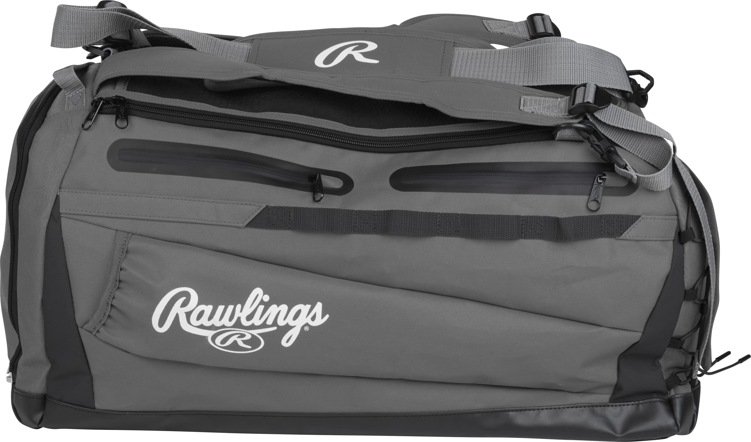 Rawlings | MACH Hyrbid Backpack/Duffle Equipment Bag | Baseball & Softball | Graphite