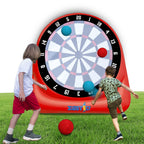 Zastic! The Original Giant 6Ft Tall Inflatable Kick Darts Game  Jumbo Outdoor Soccer Target Board For Back Yard Games Activity  