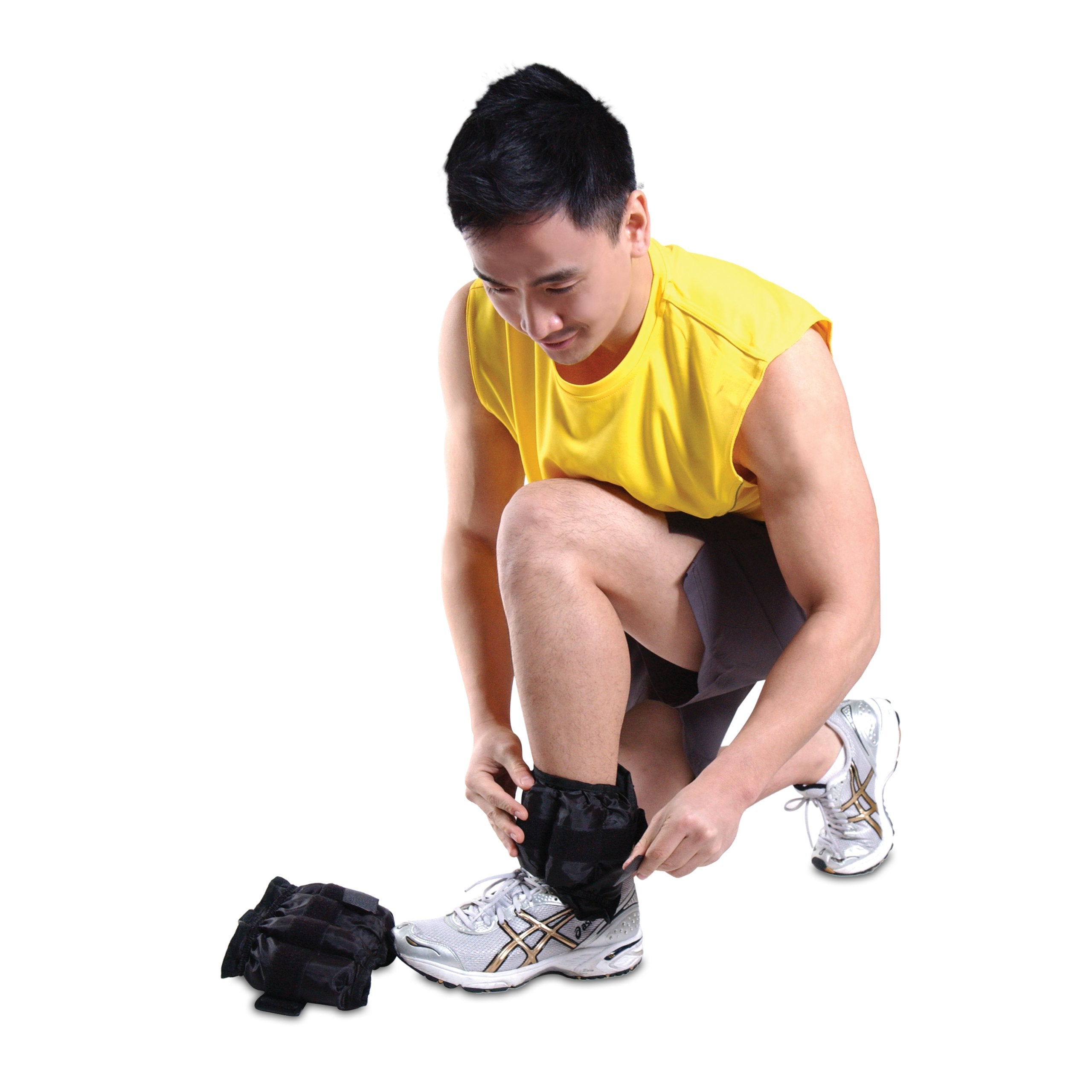 Cap Barbell Adjustable Ankle Weights,10-Pound , Black