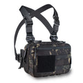 CLTAC Tactical Chest Rig Bag Concealed Carry CCW Pack Molle Pouch IFAK EMT Medical Organizer for Outdoor Hunting Shooting Hiking