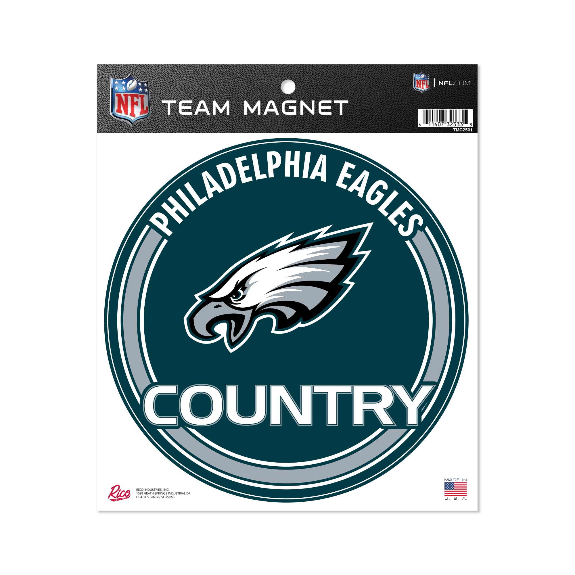 Rico Industries Nfl Philadelphia Eagles 8'' Round Magnet