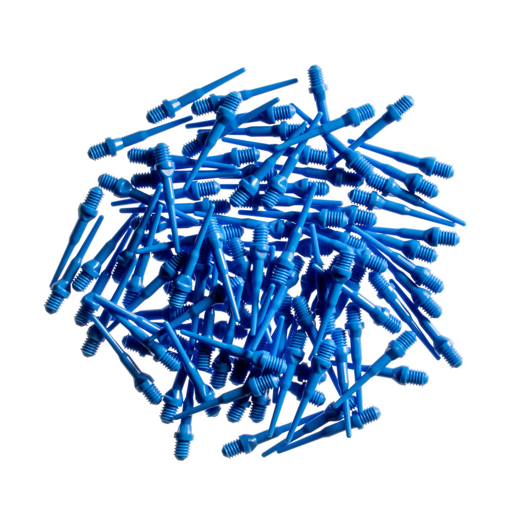 Viper Dart Accessory: Tufflex Ii 2Ba Thread Soft Tip Dart Points, Blue, 100 Pack