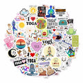 100Pcs Yoga Stickers And Decals, Yoga Gifts For Women, Yoga Gifts For Yoga Instructor, Yoga Lover, Yoga Gifts For Mom, Yoga Stic