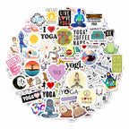 100Pcs Yoga Stickers And Decals, Yoga Gifts For Women, Yoga Gifts For Yoga Instructor, Yoga Lover, Yoga Gifts For Mom, Yoga Stic