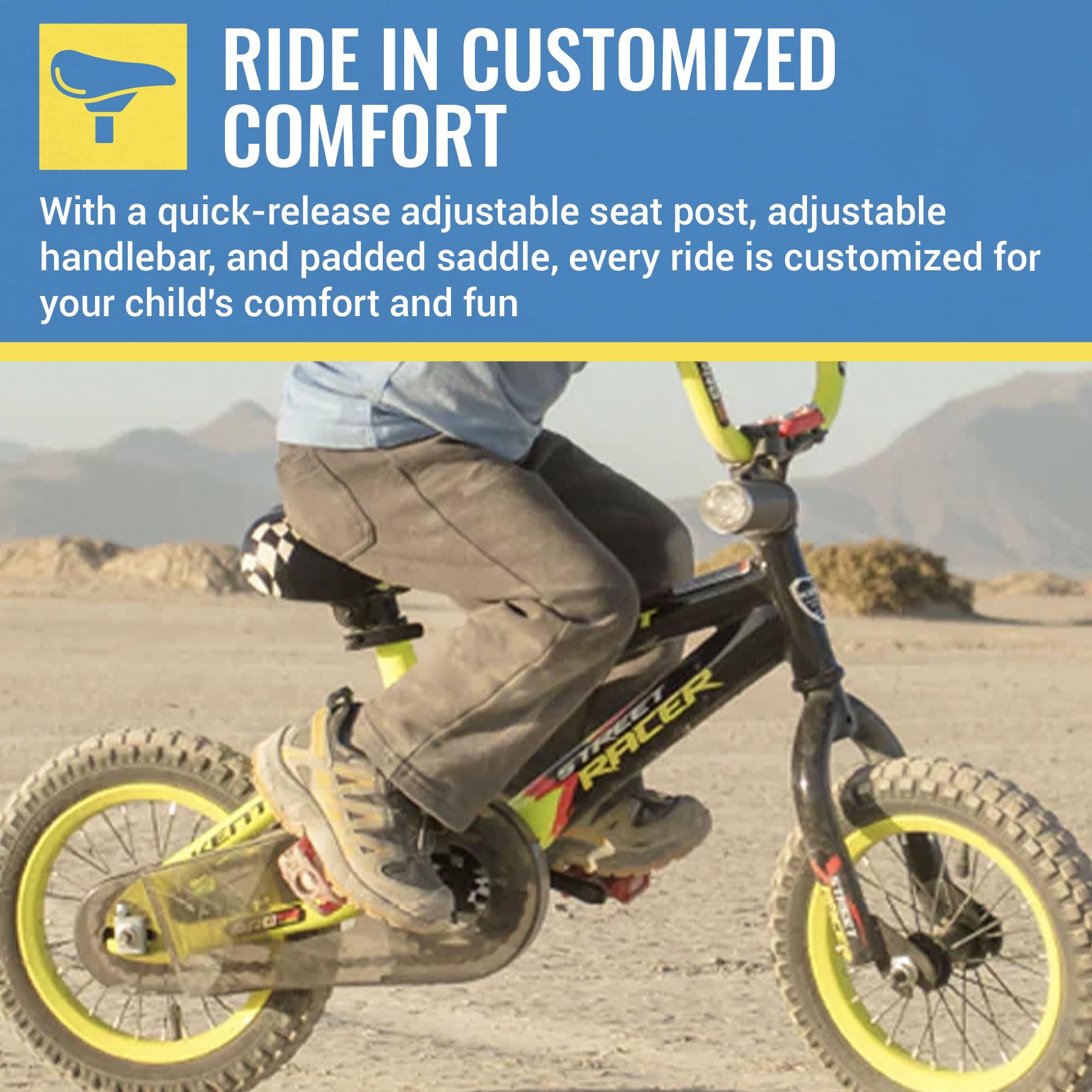 Kent Street Racer Bike, 12-Inch