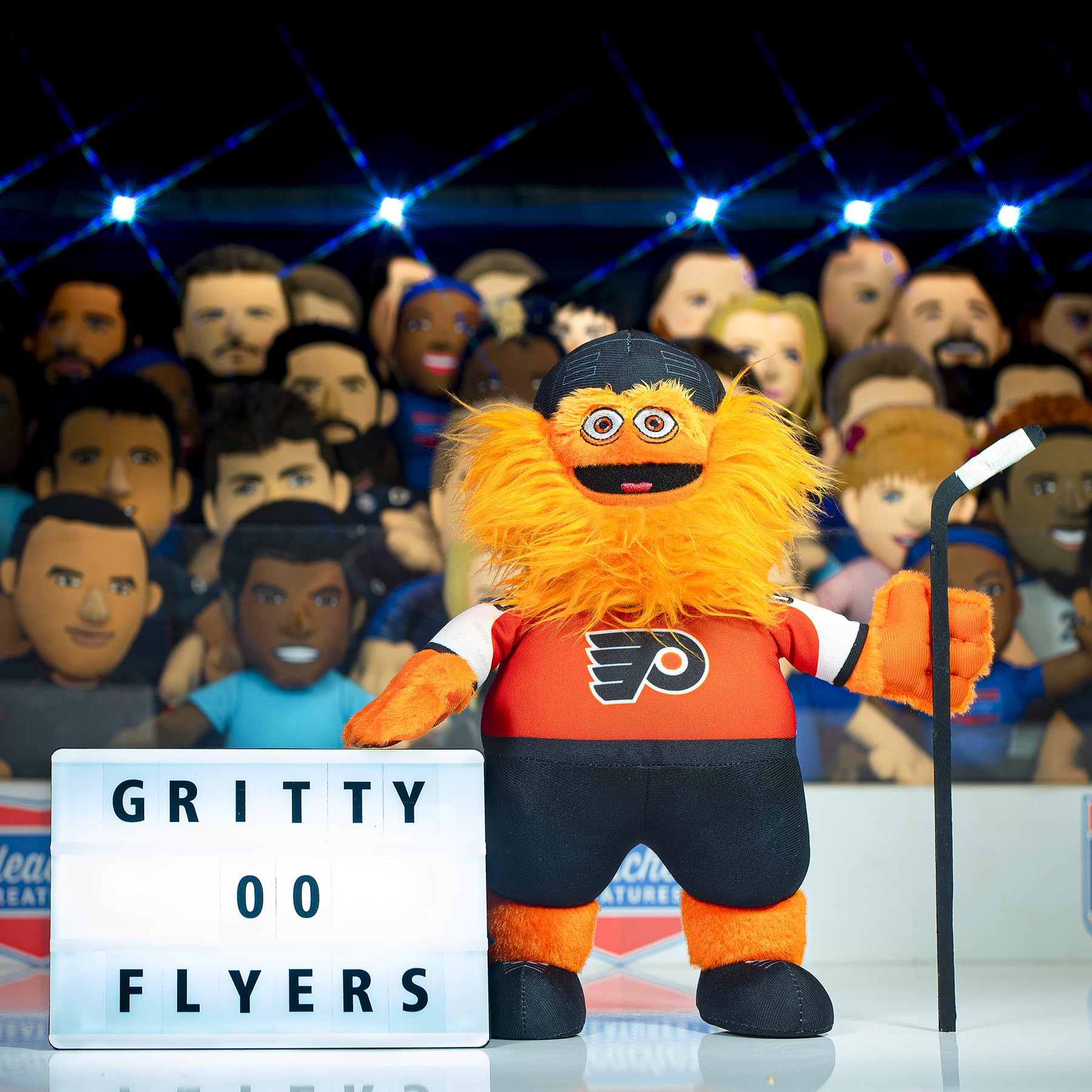 Bleacher Creatures Philadelphia Flyers Gritty 10 NHL Mascot Plush Figure - A Mascot for Play or Display