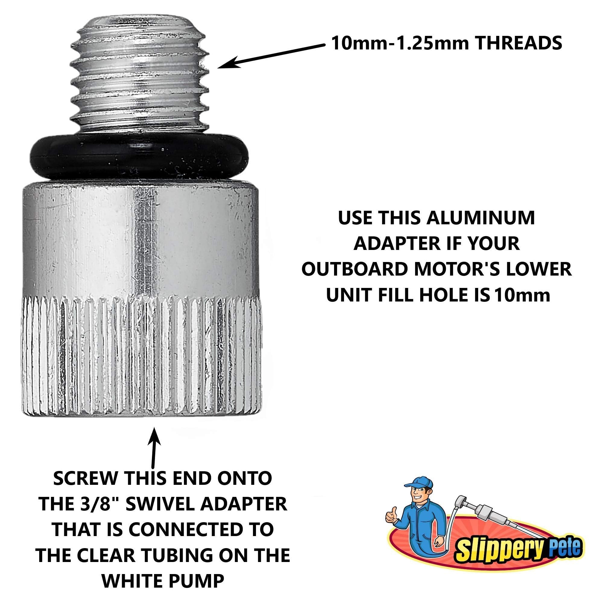 Lower Unit Adapters Fit Most Major Brands Outboard Motor(3/8 Inch Swivel/10Mm/8Mm) Does Not Fit Volvo Penta