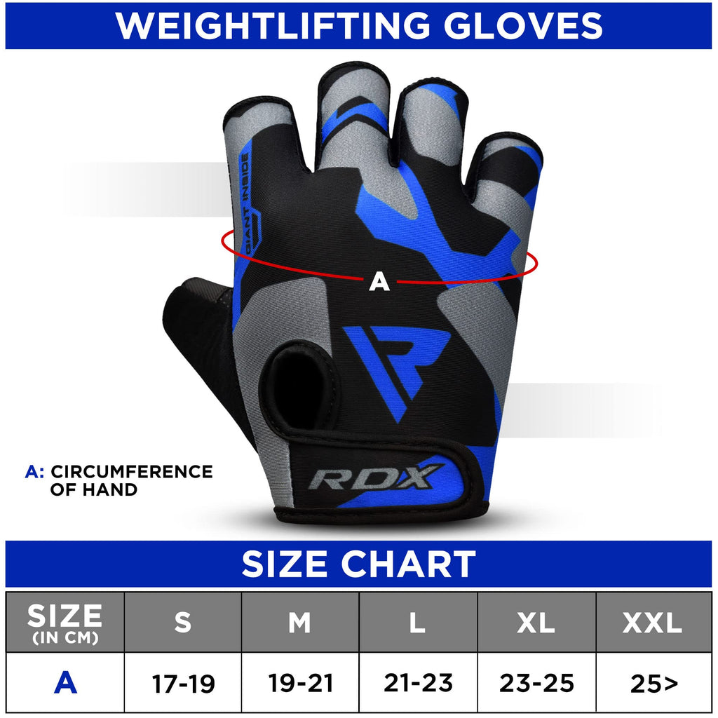 Rdx Weight Lifting Gloves Women Fitness Workout, Anti Slip Padded Palm Grip Protection, Elasticated Breathable, Powerlifting Gym