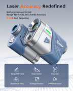 Dormie Golf Rangefinder With Slope,800 Yards Laser Range Finder Golfing,Pnlc Display,Aluminum Alloy Body,Flag Lock,Slope Compens