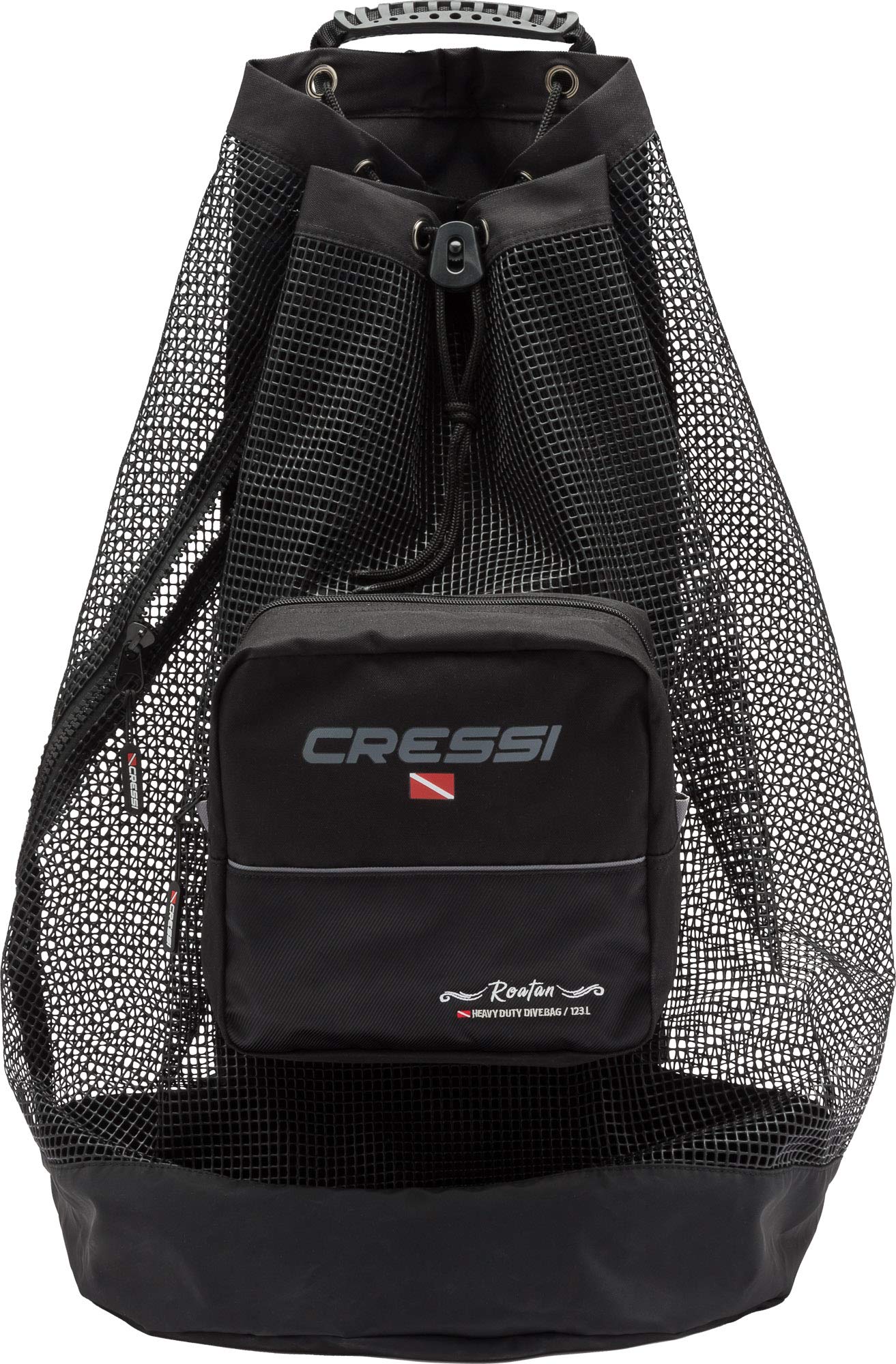 Cressi Heavy Duty Mesh Backpack 90 liters Capacity for Scuba Diving, Water Sport Gear | Roatan: designed in Italy