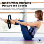 ProBody Pilates Fitness Circle - 14 Inch Pilates Ring for Yoga and Other Workouts, Focusing on Toning Inner Thighs, Arms, Core a
