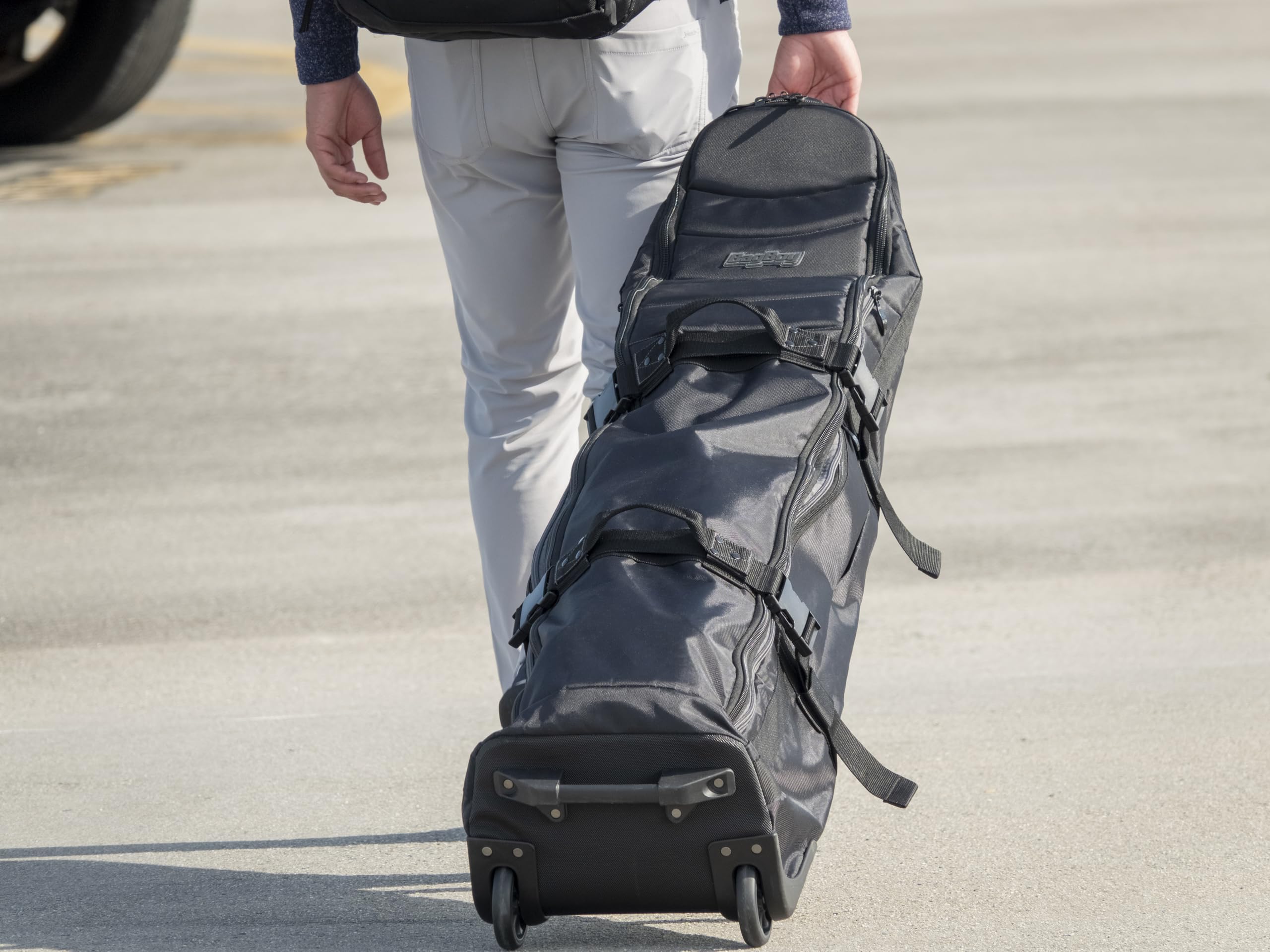 Bag Boy Ztf Golf Travel Cover For Airlines, Expandable Body, Padded Top, Internal Compression Strap, Lockable Full Wrap-Around Z