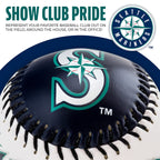 Franklin Sports Seattle Mariners Mlb Team Baseball - Mlb Team Logo Soft Baseballs - Toy Baseball For Kids - Great Decoration For
