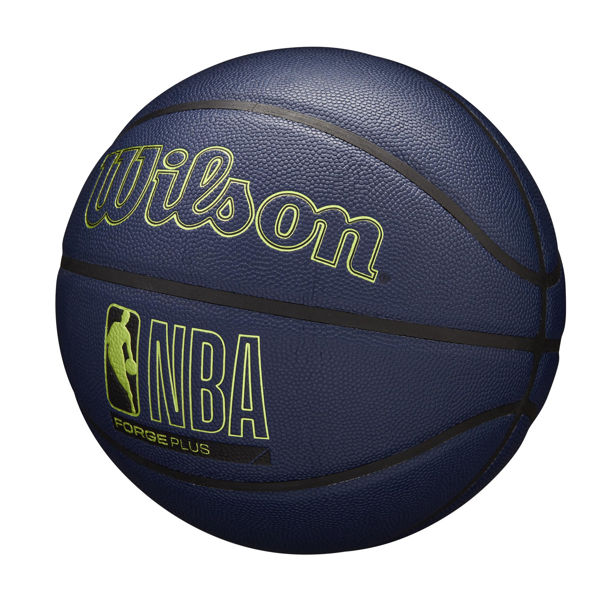 Wilson Nba Forge Plus Indoor/Outdoor Basketball - Navy Blue, Size 6-28.5''