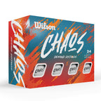 Wilson 2024 Chaos Golf Balls - 24 Balls, White