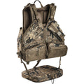 BLISSWILL Turkey Hunting Vest backpack with Seat,Adjustable Camo Vest with Game Pouch for Men Women,Upland Bird Hunting Gear Gif