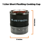 Jetboil Minimo Camping And Backpacking Stove Cooking System With Adjustable Heat Control (Carbon)