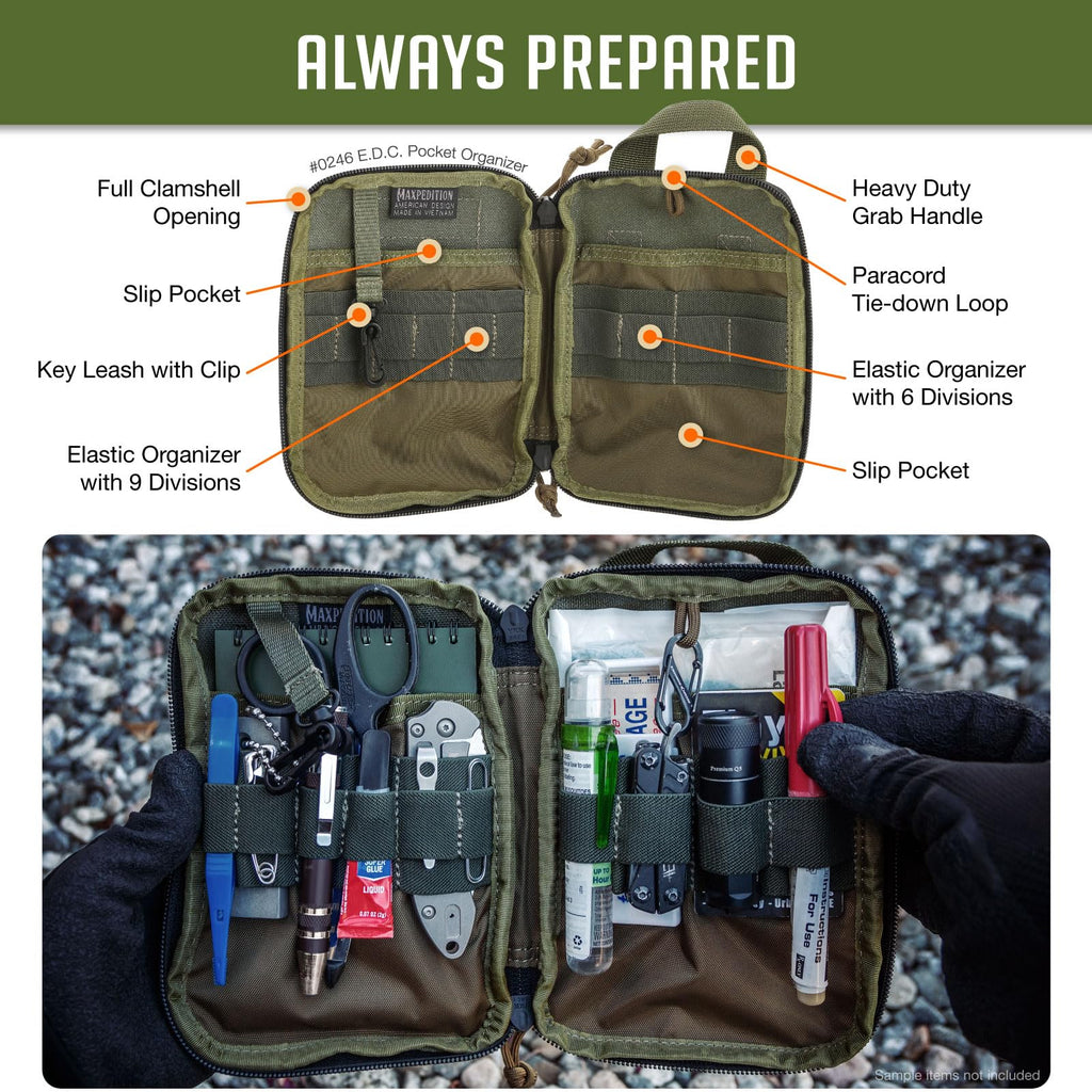 Maxpedition E.D.C. Pocket Organizer (OD Green)