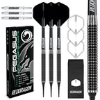 Red Dragon Pegasus Soft Tip Darts Set - 18 Gram - Black Stems And Black Flights