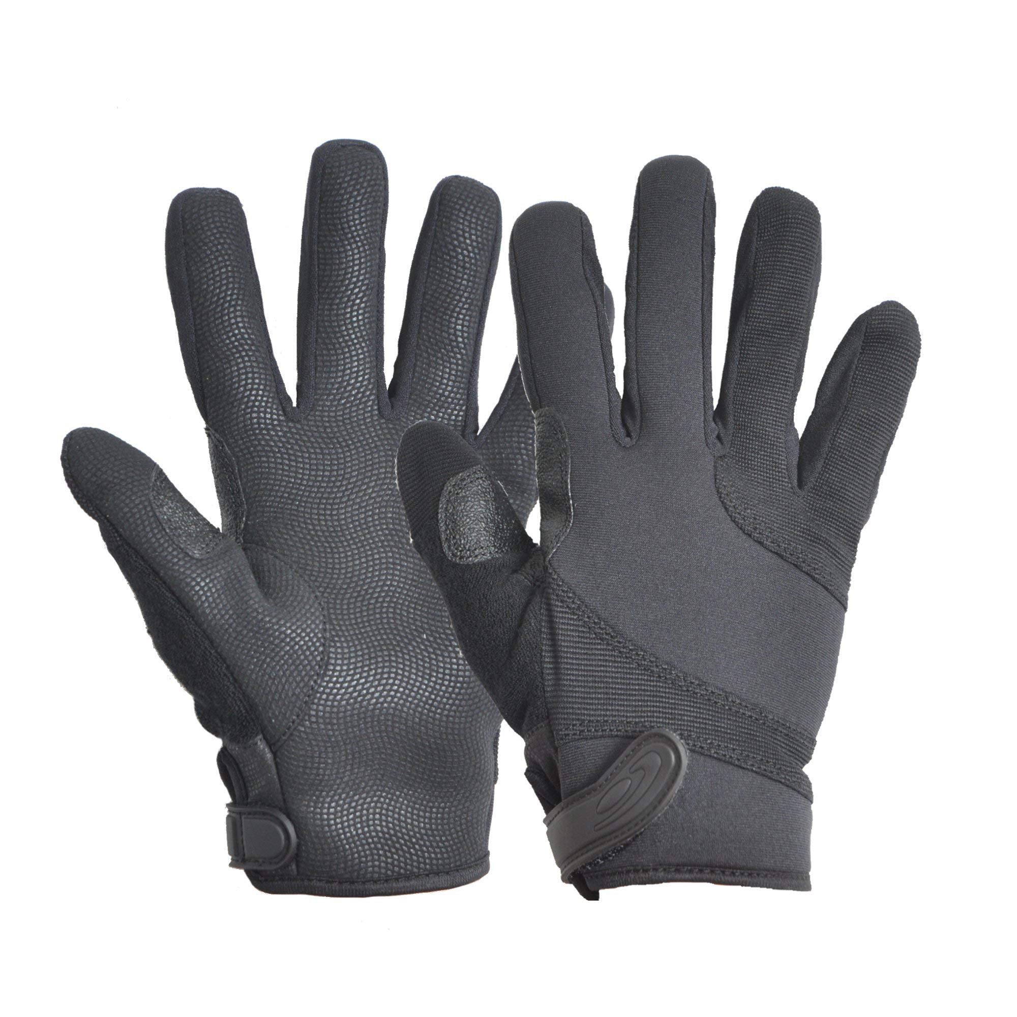 Hatch Streetguard With Kevlar Cut Resistant Glove, Black, Medium