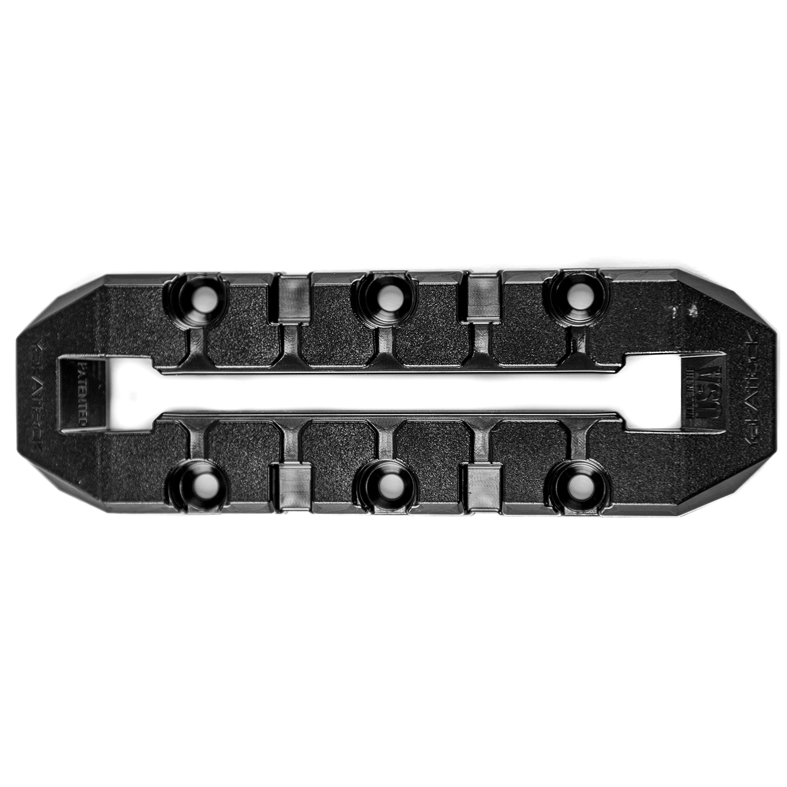 YakAttack GridLoc MightyMount XL 6    Track Mount - Black | Kayak Rail Accessory with Hardware Included | Compatible with BlackP