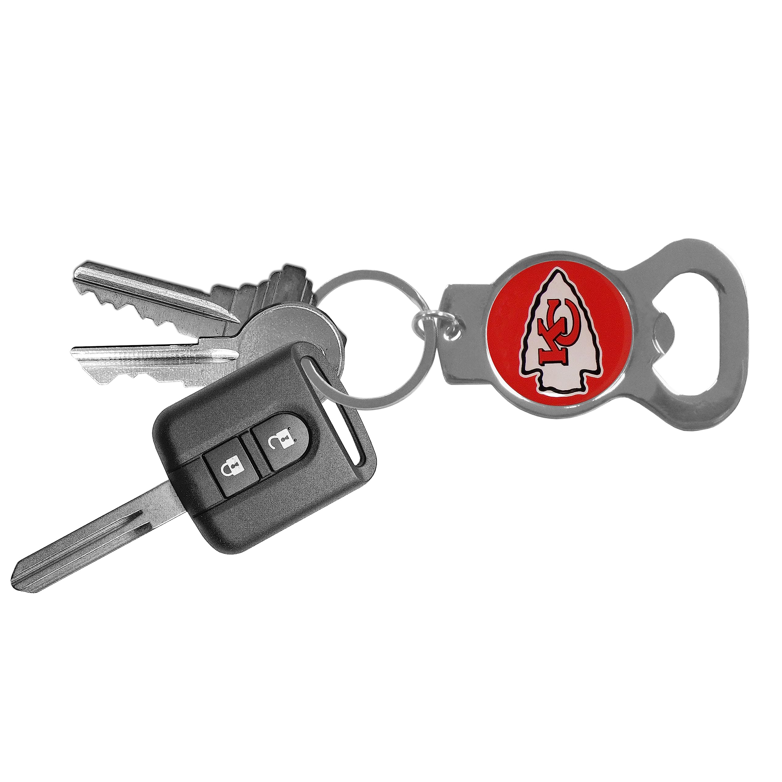 Nfl Siskiyou Sports Fan Shop Kansas City Chiefs Bottle Opener Key Chain One Size Team Color
