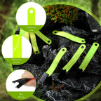 Trail Markers Reflective Tree Tacks Hunting Reflector Tacks Trail Marking Ribbon With Clips For Hiking Hunting Outdoor (Fluoresc