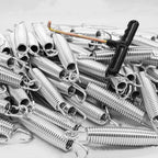72 Pieces Trampoline Springs Replacement 5.5 Inch Trampoline Springs With T-Hook Heavy Duty Stainless Steel Trampoline Springs M