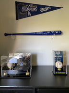 Top Stage Clear Baseball Bat Display Wall Mount Horizontal Rack Softball Bat Hanger, 4.5 X 4.5 Inches, No Case Cover, For Game R