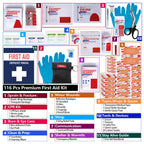?2023 Upgrade?Compact First Aid Kits,Portable First Aid Kit With Labelled Compartments Molle System Medical Kit For Car, Hiking,