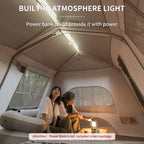 Naturehike Village Camping Tent,4/6/8 Person Tents For Camping, 60S Easy Setup Instant Tent For Family Camping, Car Camping