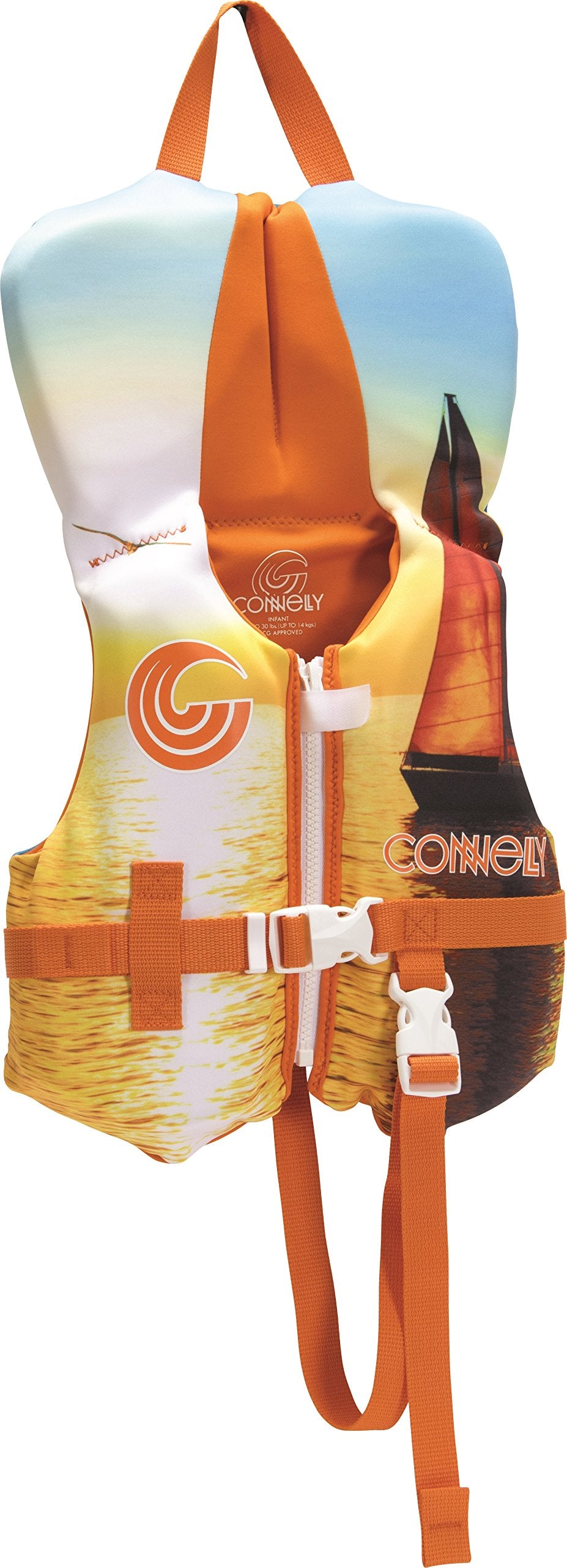 Connelly Infant Neoprene Vest, Under 30Lbs, Boy 2017