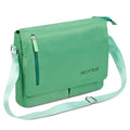 Storite Twill Sling Cross Body Travel Office Business Satchel Messenger One Side Shoulder Bag For Men & Women (Light Teal 34X29X