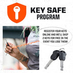 Kryptonite Keeper Bike U-Lock, Anti-Theft Security Bicycle U Lock, 12Mm Steel Shackle With Mounting Bracket And Keys, High Secur